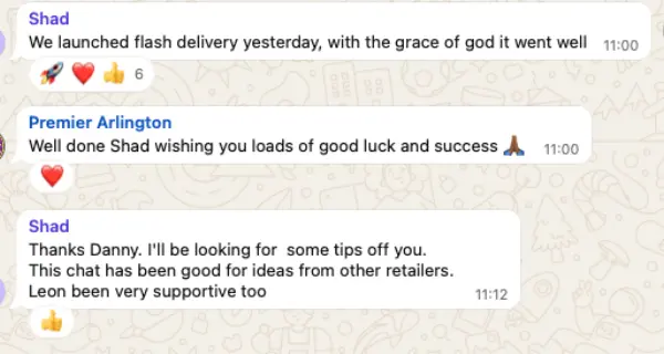 Flash Delivery retailer review — original screenshot 15
